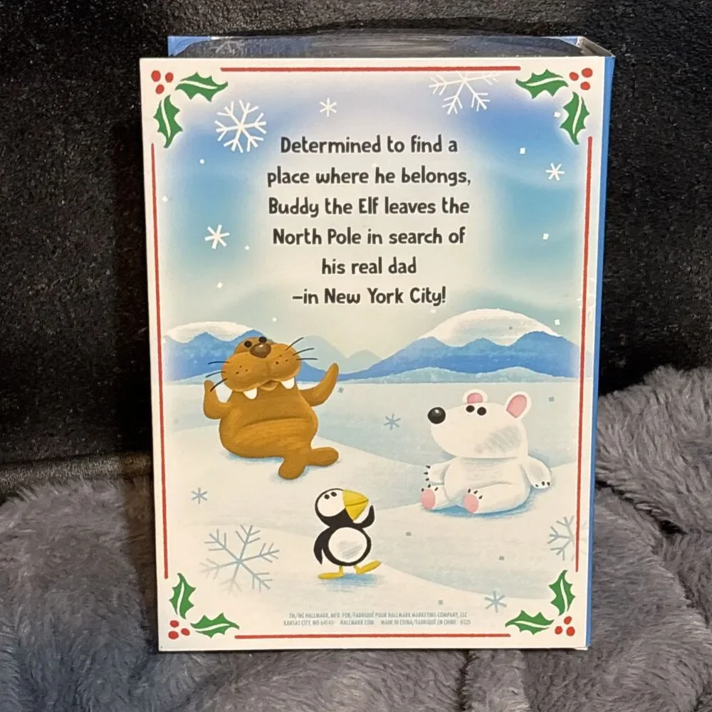 Elf: Buddy The Elf & Narwhal 2025 Hallmark Christmas Tree Ornaments